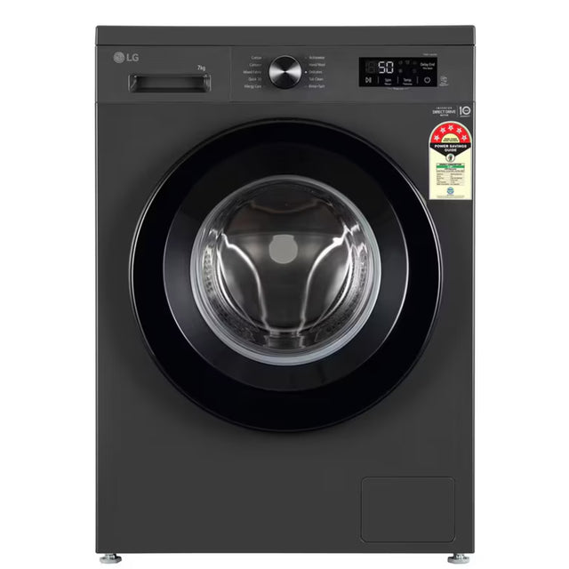 LG Fully Automatic Front Load Washing Machine FHB1208Z2M 8 kg - Middle Black_1
