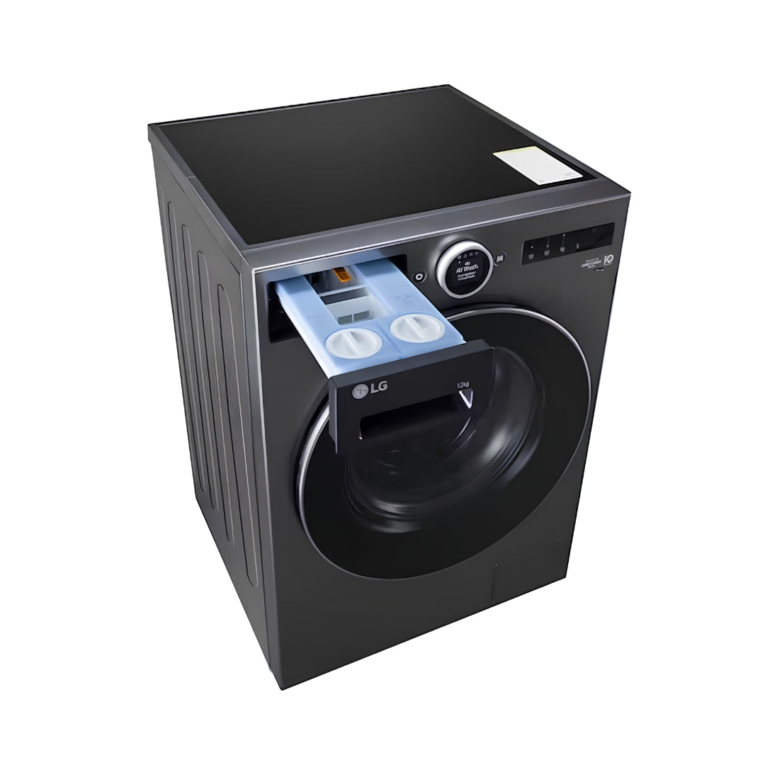 LG Fx1412A9k Fully Automatic Front Load Washing Machine 12 Kg - Black_Detergent Inlet View