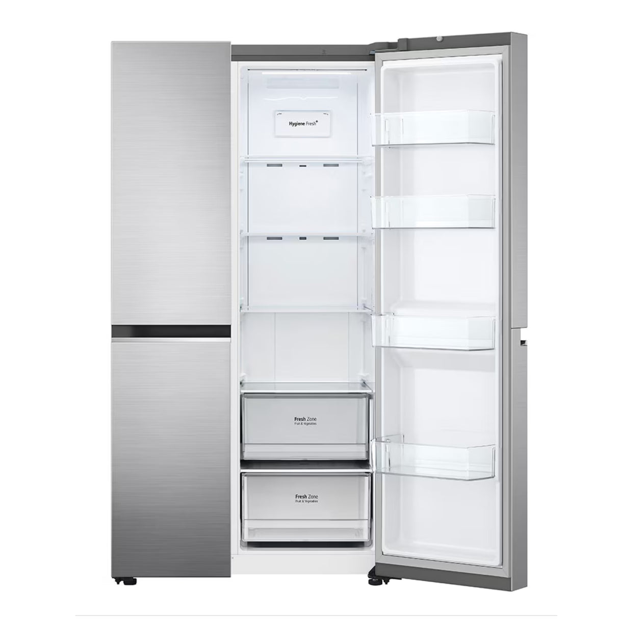 LG GL-B257HPZ3 3 Star 650 L Frost-Free Side-by-Side Refrigerator - Shiny Steel_8