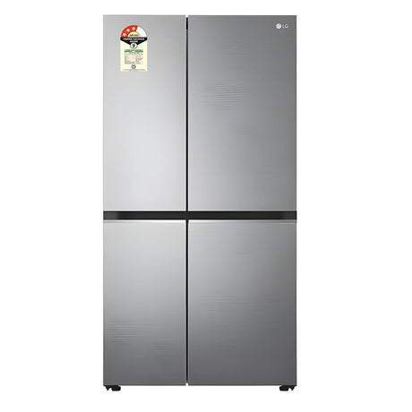 LG GL-B257HPZ3 3 Star 650 L Frost-Free Side-by-Side Refrigerator - Shiny Steel_1