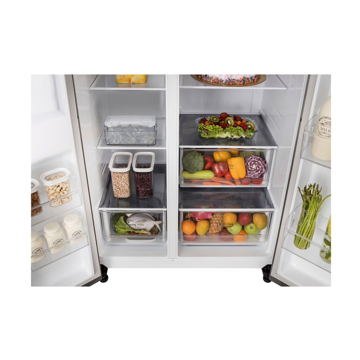 LG GL-B257JDS3 650L Side by Side Refrigerator – Dazzle Steel Finish_12