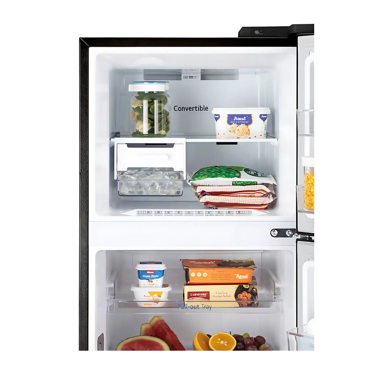 LG_GL-T262TESX_246L_3_Star_FF_Convertible_Double_Door_Refrigerator_-_Ebony_Sheen_9