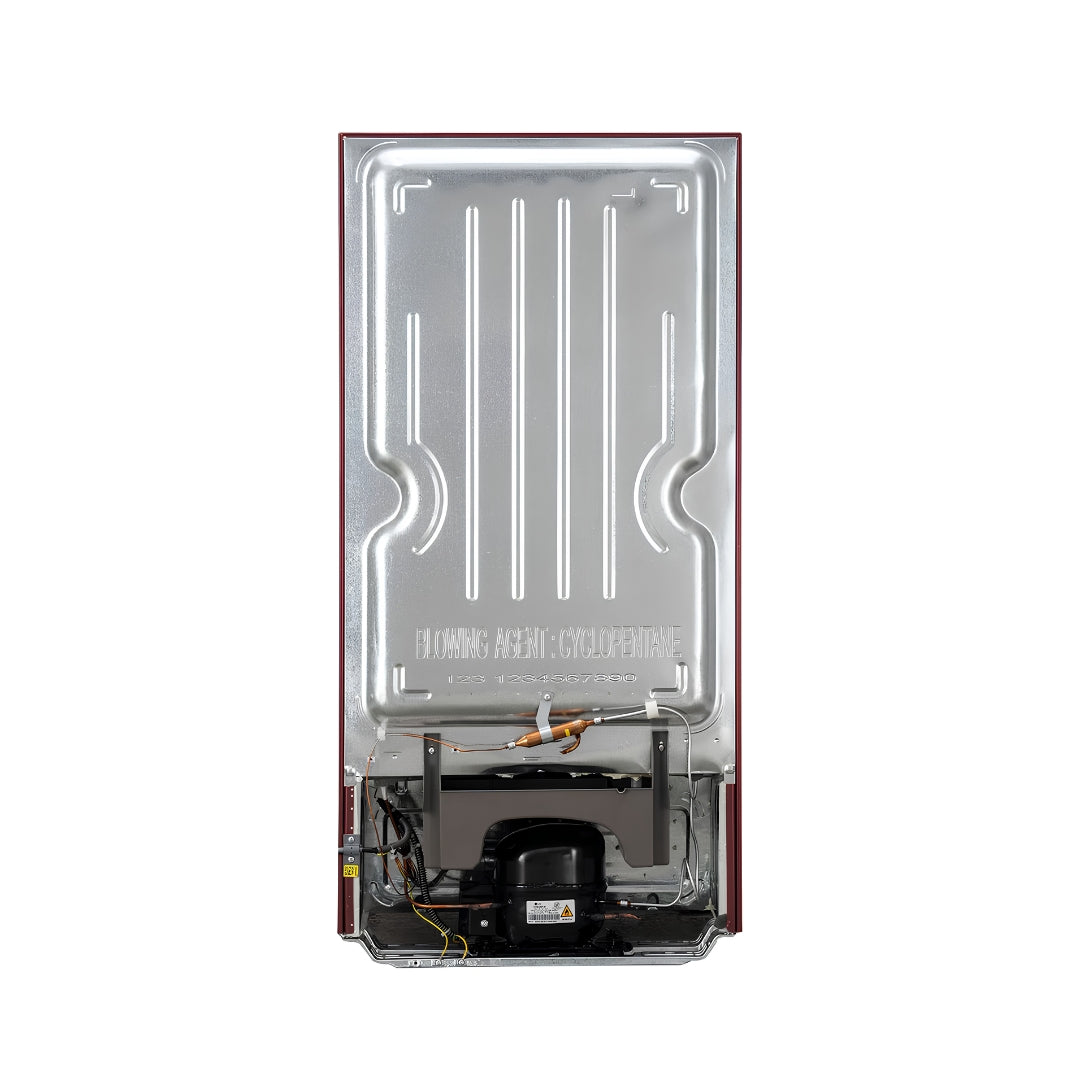 LG GLD1816WOWR Single Door Refrigerator 215 L - Wine Rose_Back View