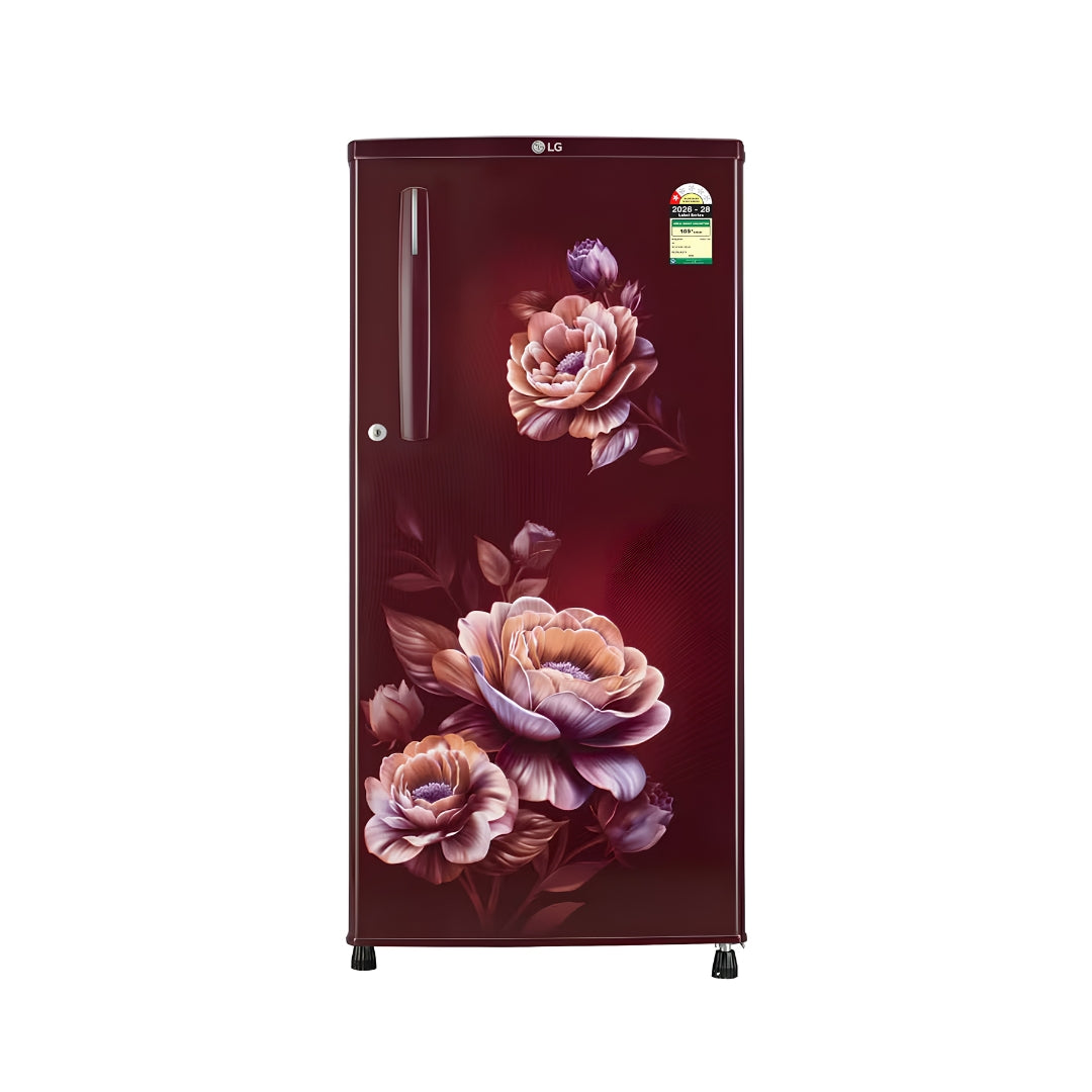LG GLD1816WOWR Single Door Refrigerator 215 L - Wine Rose_Front View
