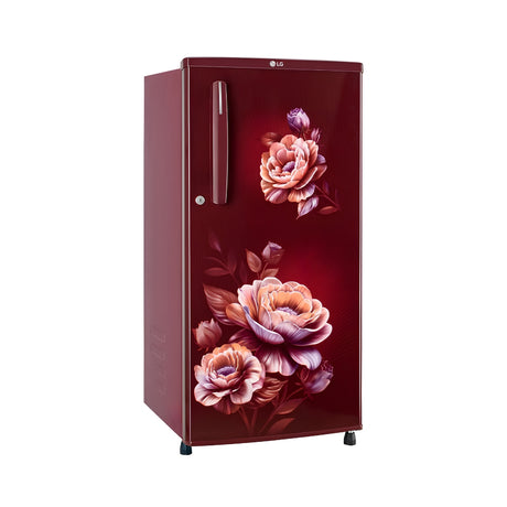 LG GLD1816WOWR Single Door Refrigerator 215 L - Wine Rose_Right View