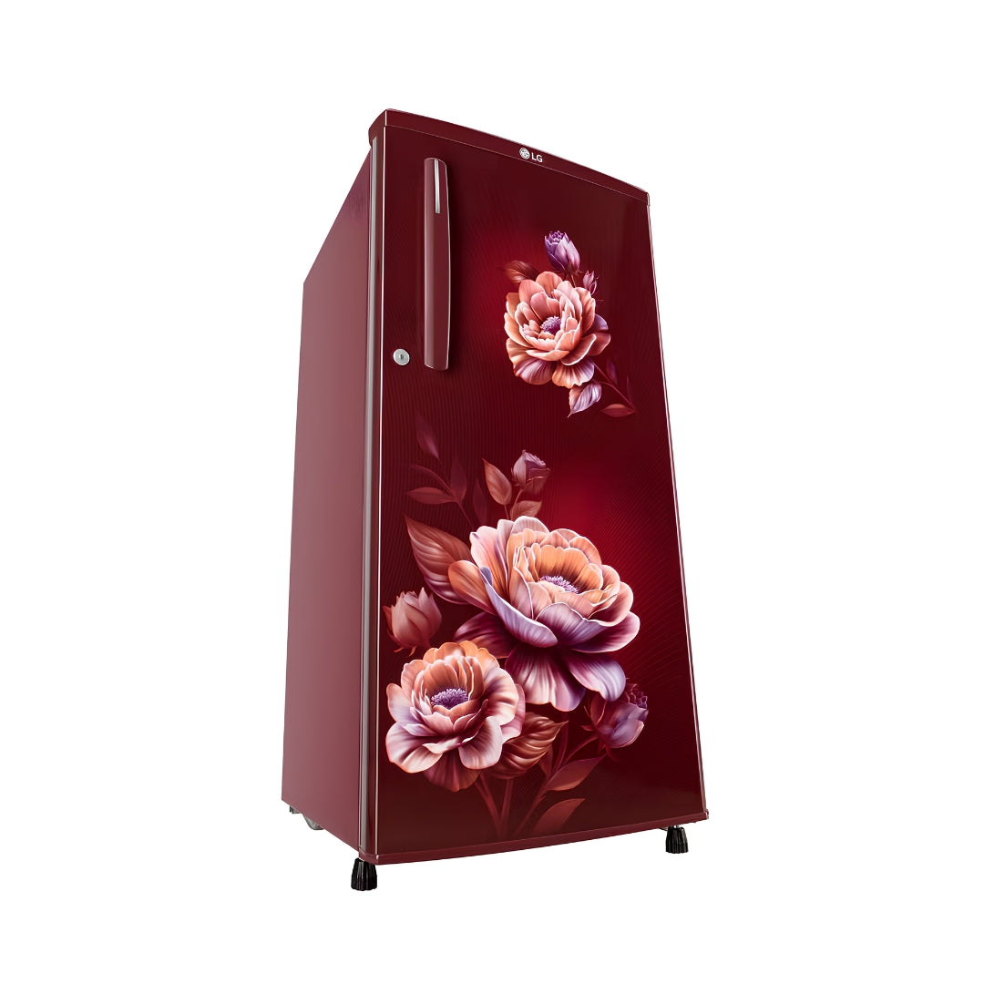 LG GLD1816WOWR Single Door Refrigerator 215 L - Wine Rose_Right View_2