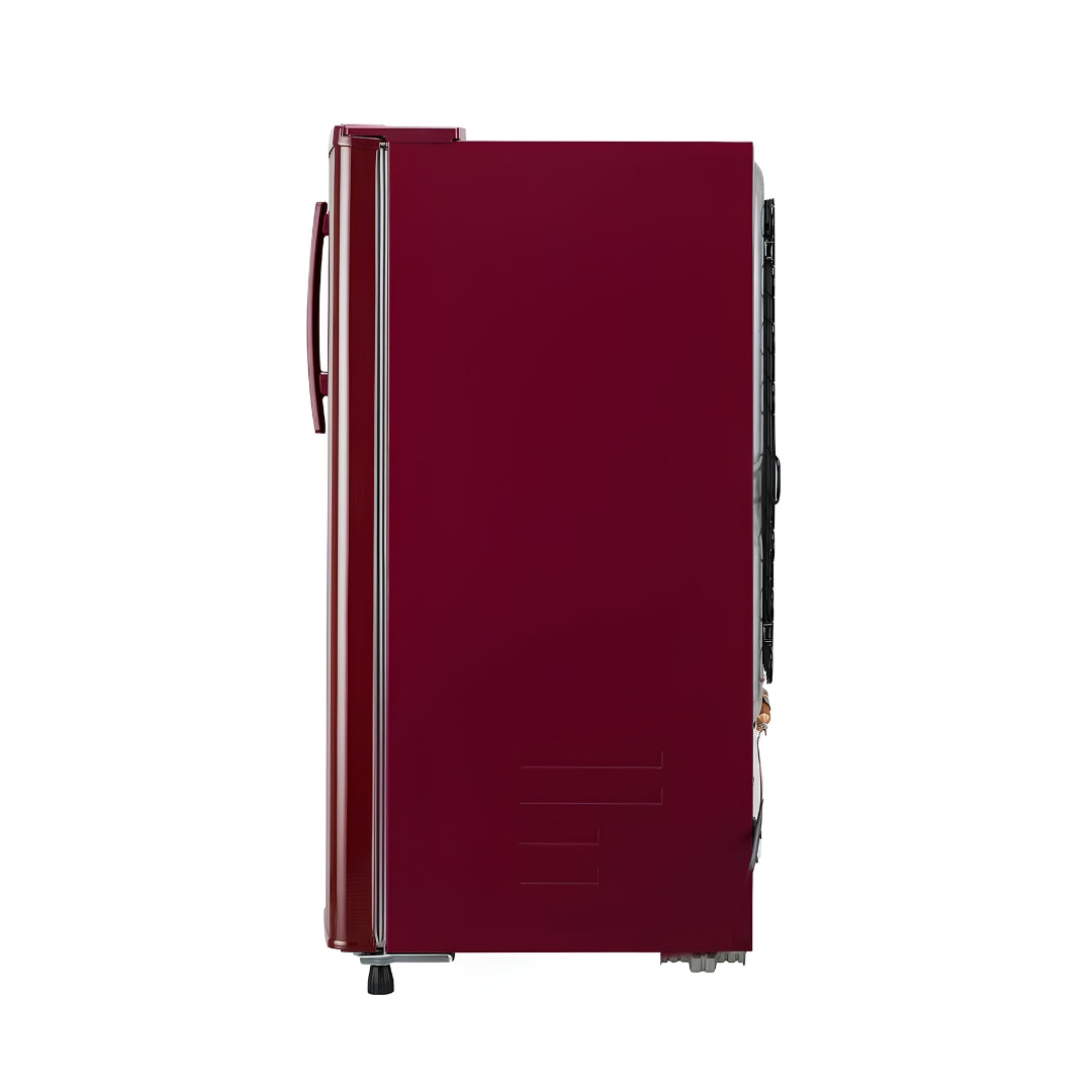 LG GLD1816WOWR Single Door Refrigerator 215 L - Wine Rose_Side View