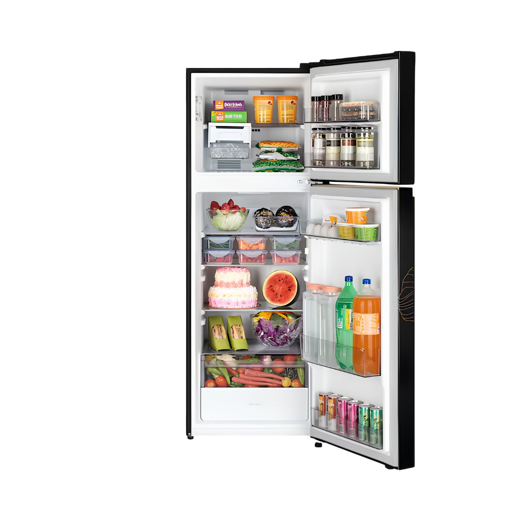 LG GLT2516WXRO Double Door Refrigerator 251 L - Radiant Onyx_Inside View 1