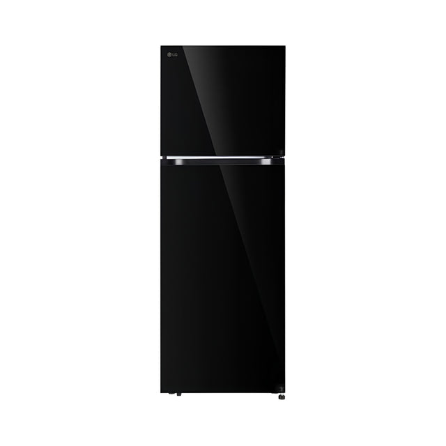 LG GLT3426SNBM Double Door Refrigerator 343 L - Black Mirror_Front view