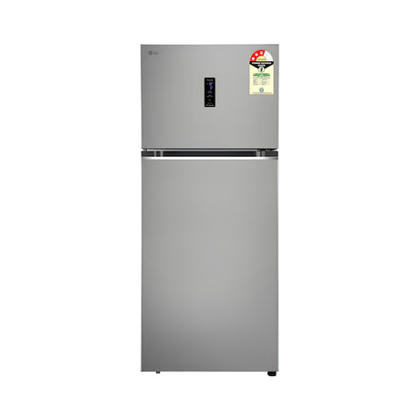 LG GLT4036TVPZ Double Door Refrigerator 398 L - Shiny Steel_Front View
