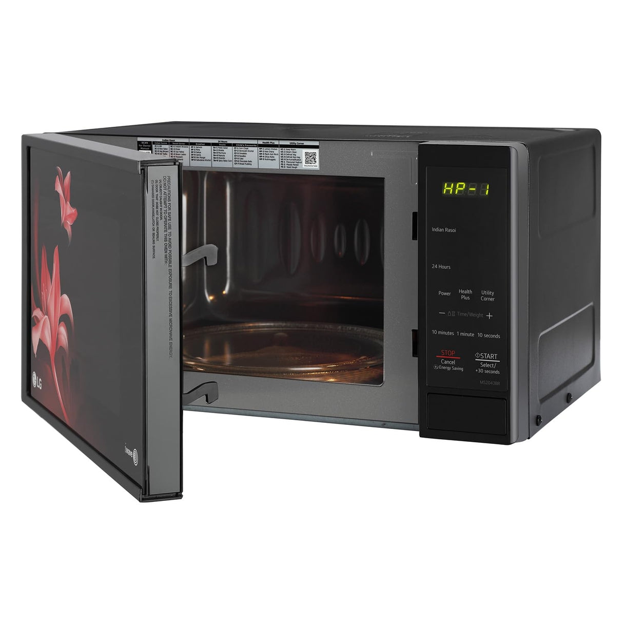 LG MS2043BR Solo Microwave Oven 20 L - Black_2