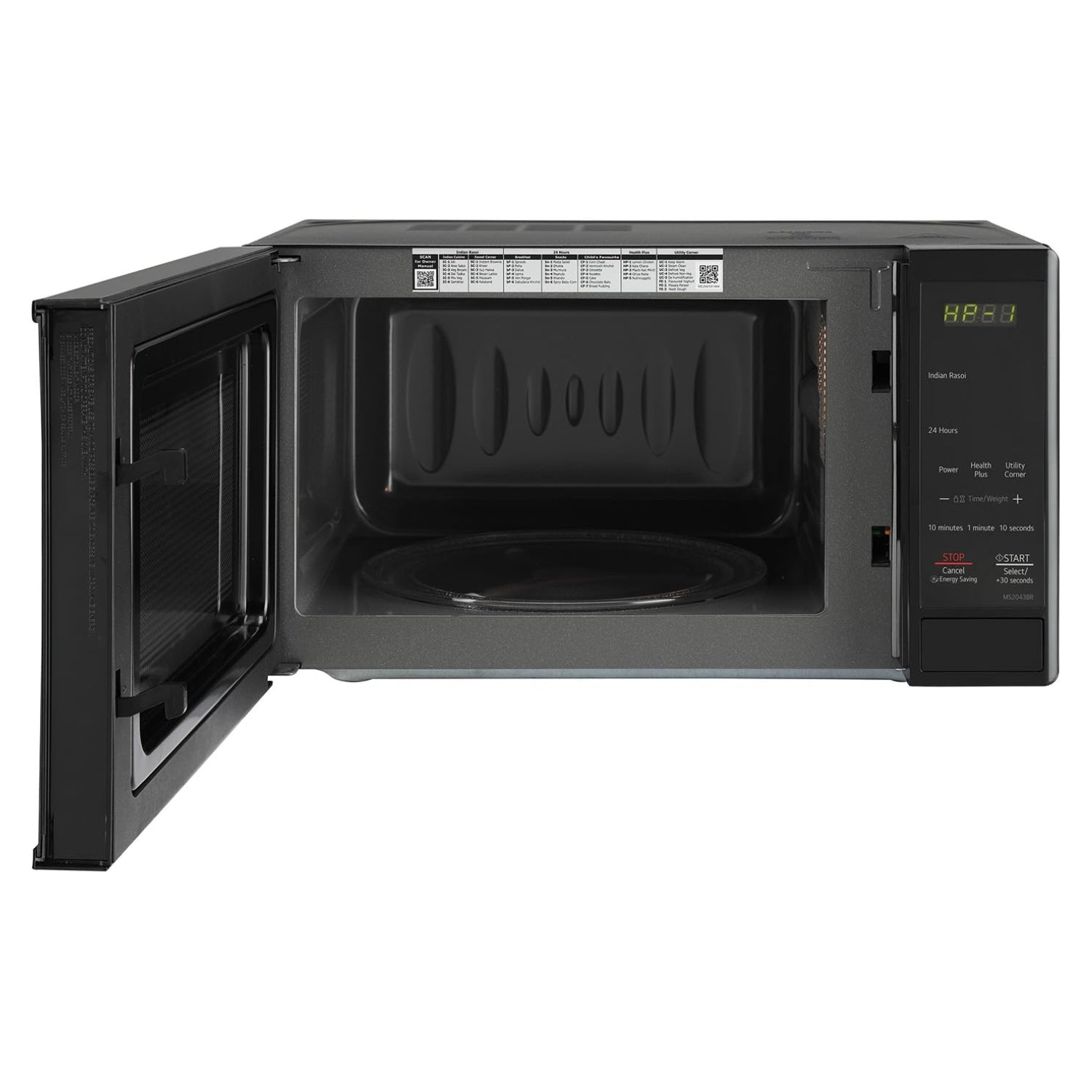 LG MS2043BR Solo Microwave Oven 20 L - Black_5