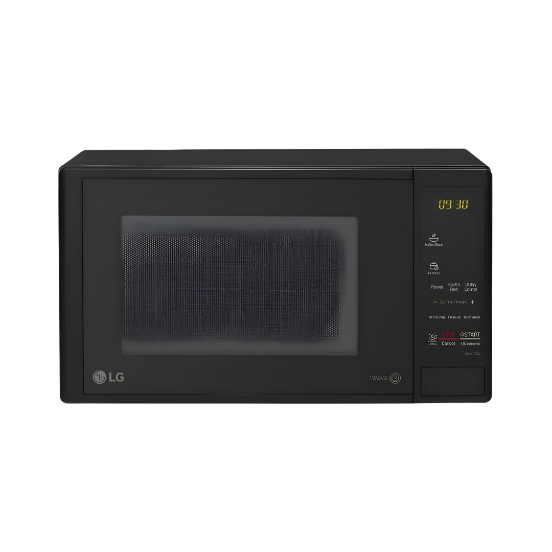 LG MS2043DB Solo Microwave Oven 20 L - Black_Front View