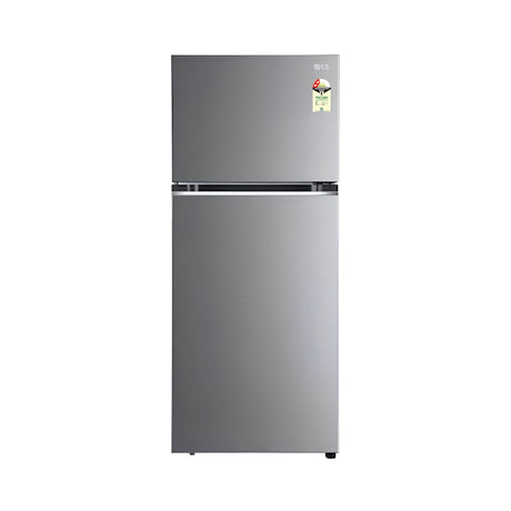 LG N422SDSY Double Door Refrigerator 398 L - Dazzle Steel_Front View