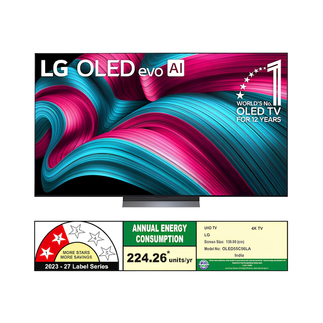 LG OLED55C56LA 4K UHD OLED TV - 55 Inch_Front View_1