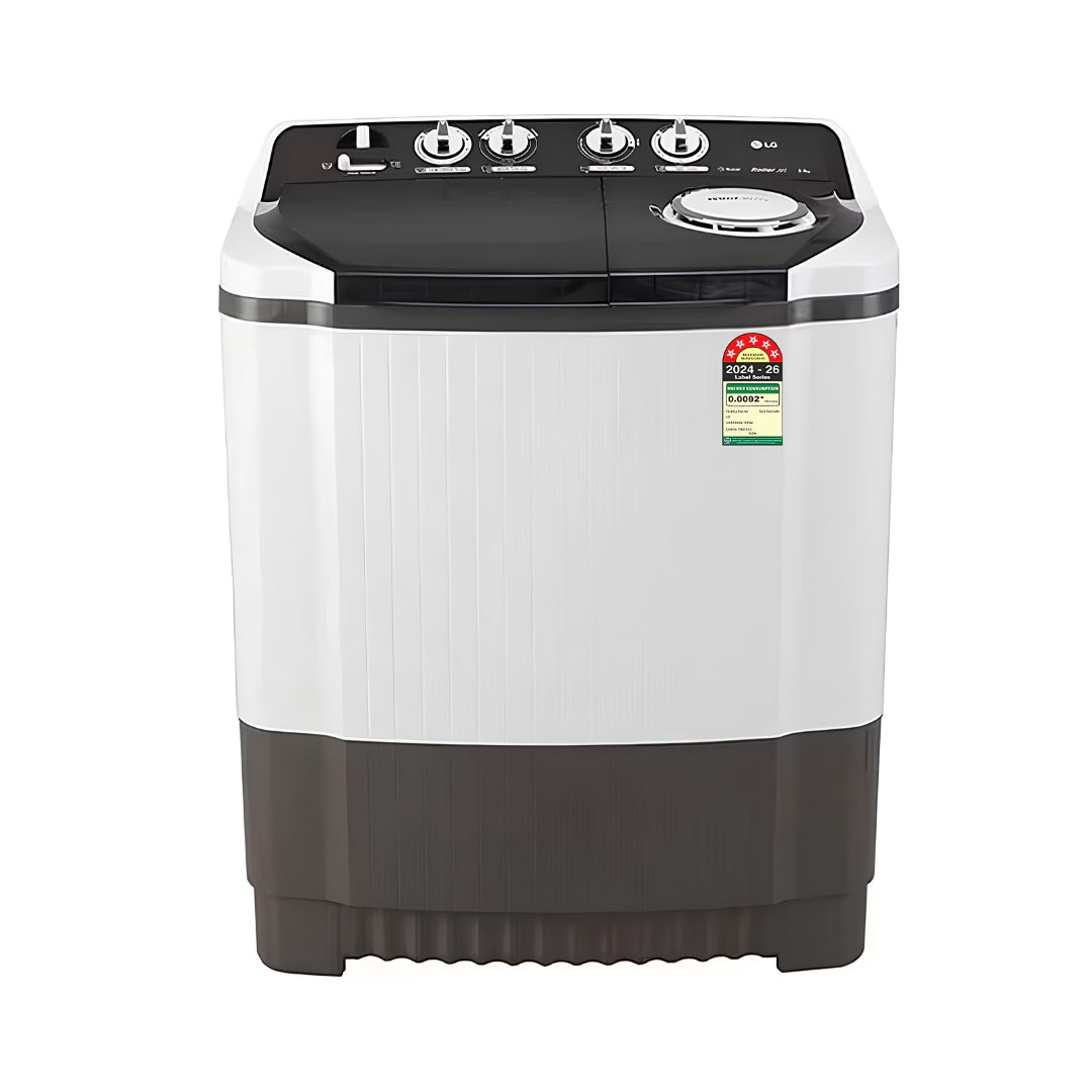 LG P8525SGAZ Semi Automatic Top Load Washing Machine 8.5 Kg - Dark Grey_Front View