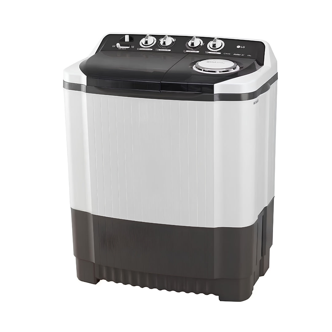 LG P8525SGAZ Semi Automatic Top Load Washing Machine 8.5 Kg - Dark Grey_Left View_