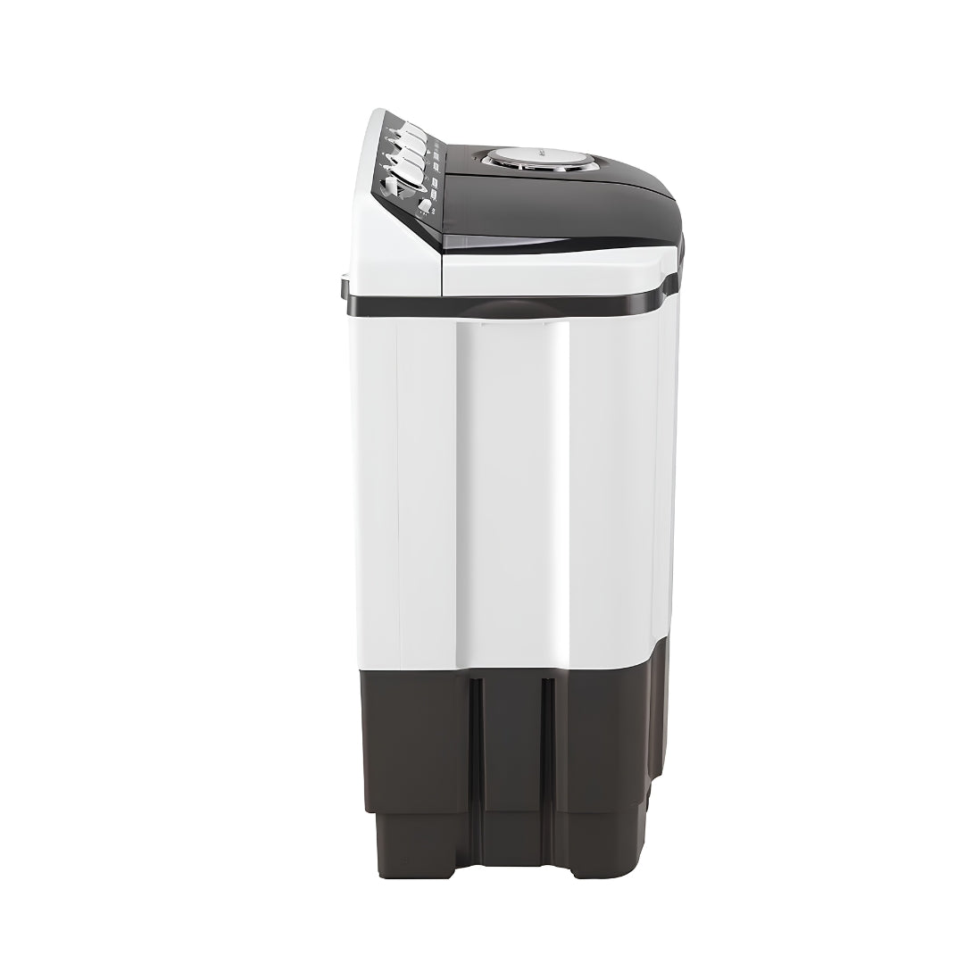 LG P8525SGAZ Semi Automatic Top Load Washing Machine 8.5 Kg - Dark Grey_Side View