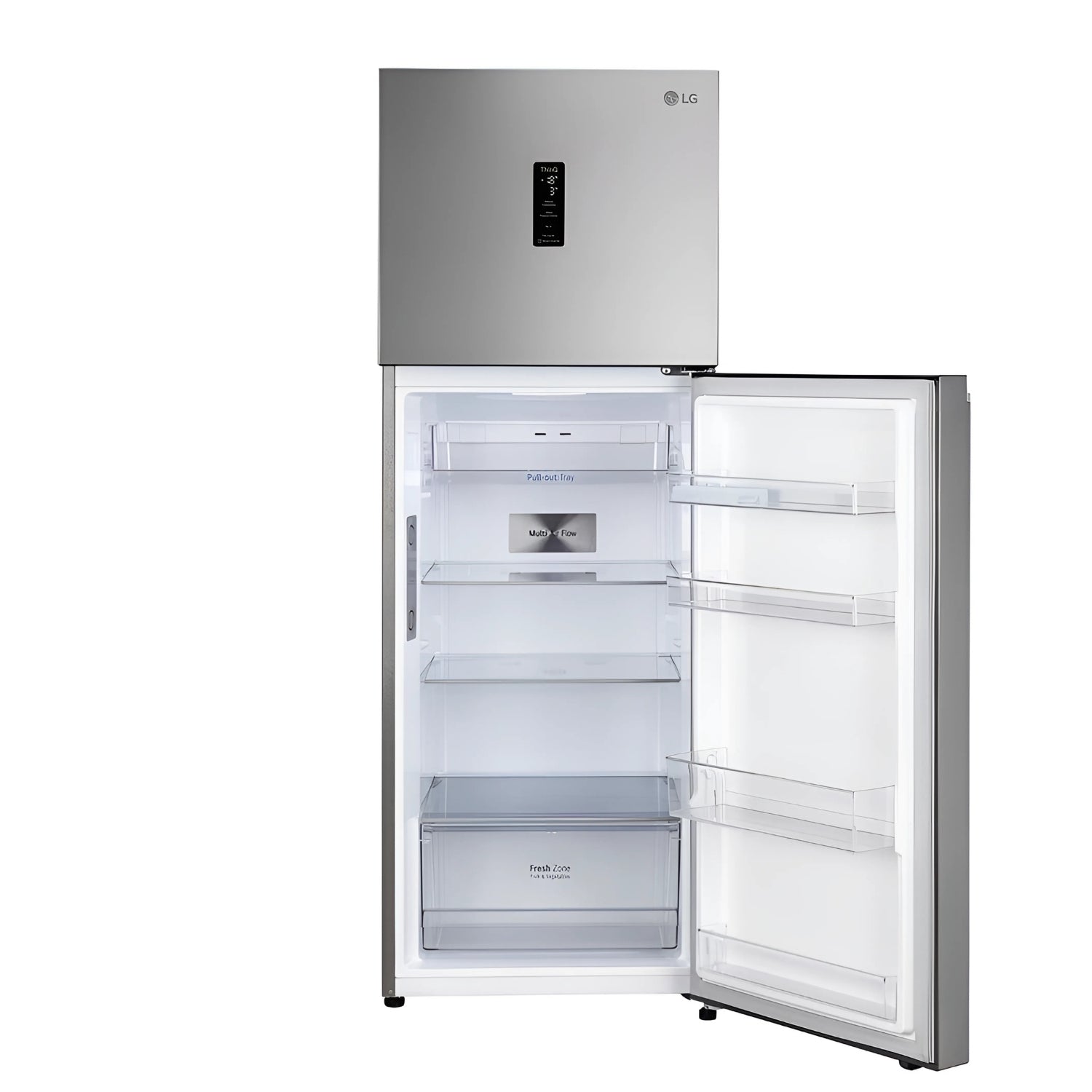 LG T342TPZY 322L Double Door Refrigerator - Shiny Steel_5