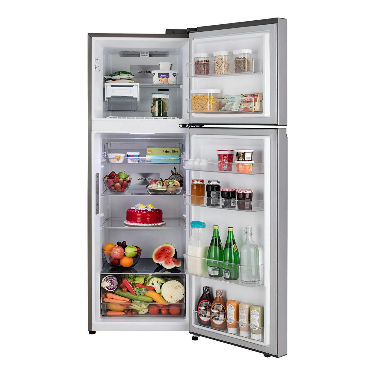LG T342TPZY 322L Double Door Refrigerator - Shiny Steel_7
