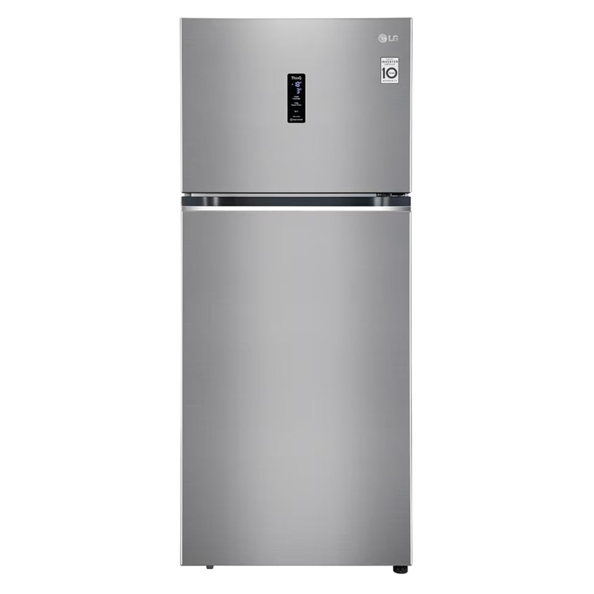 LG T422VPZX 398L  Double Door Refrigerator - Silver_1