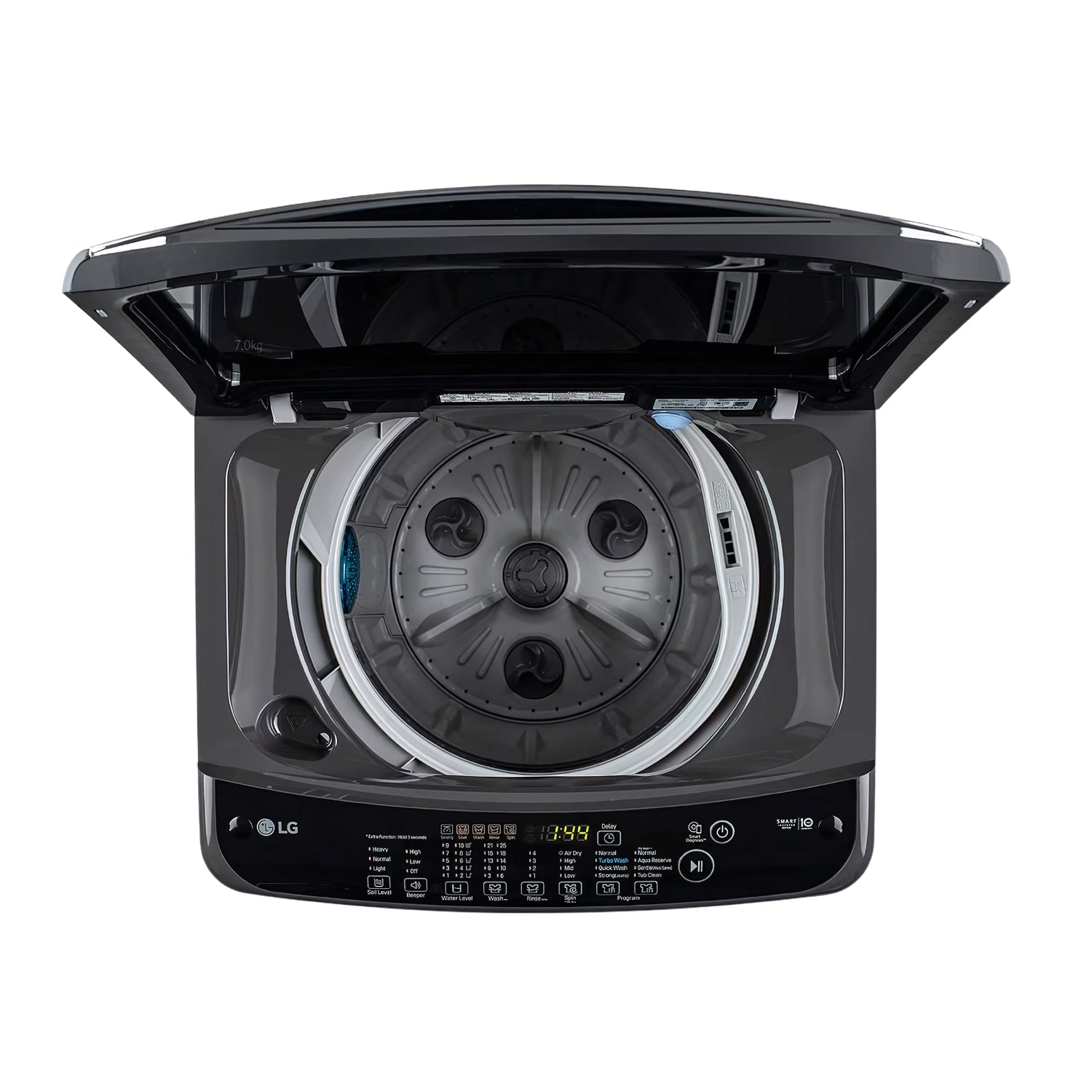 LG T70AJMB1Z Fully Automatic  Top Load Washing Machine 7 Kg - Middle Black_9