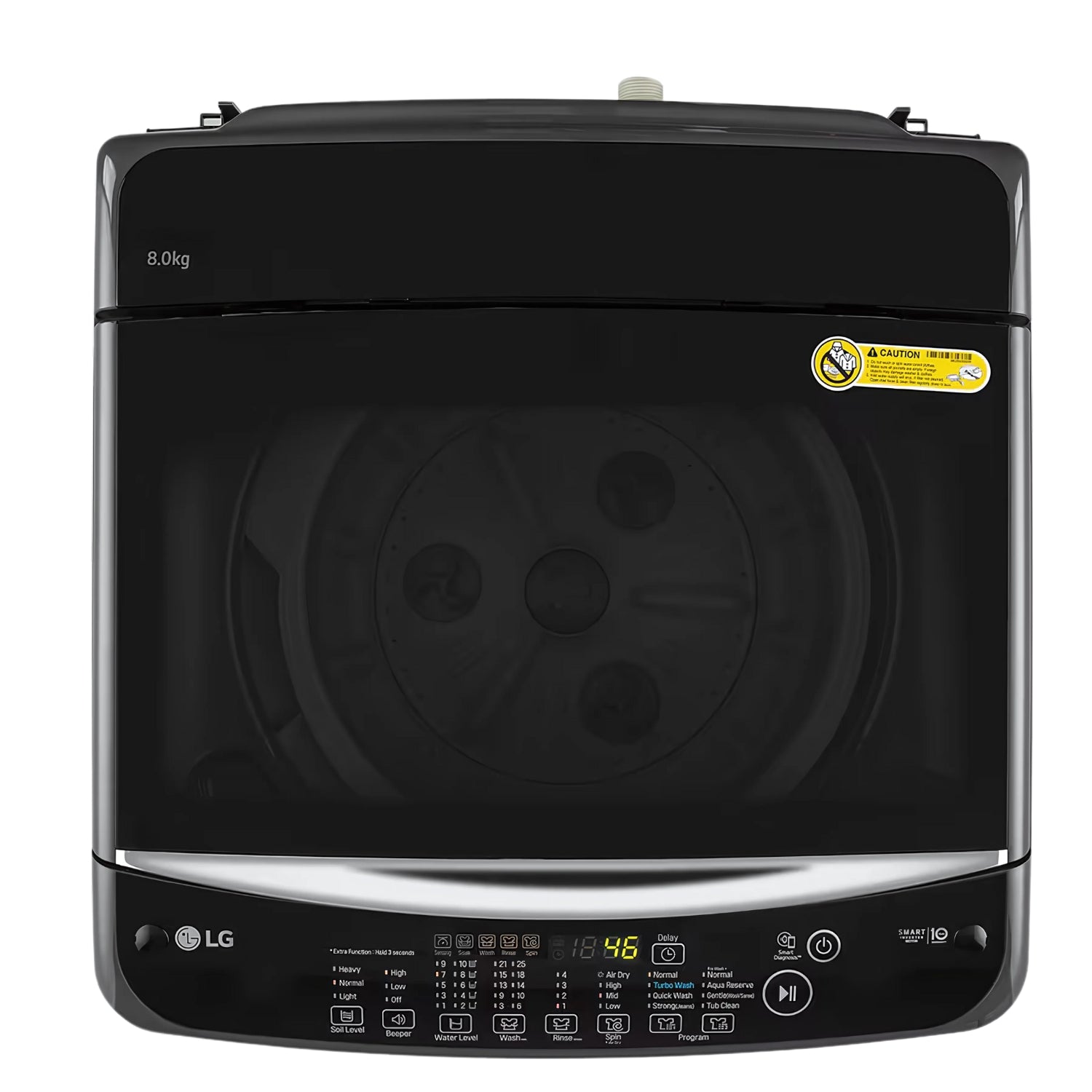 LG T80AJMB1Z Top Load Washing Machine 8kg - Middle Black_2