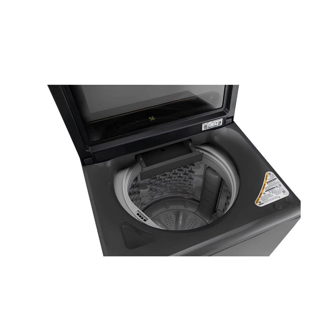 LG T90KMMB3Z Fully Automatic Top Load Washing Machine 9 Kg - Black_Drum View_2
