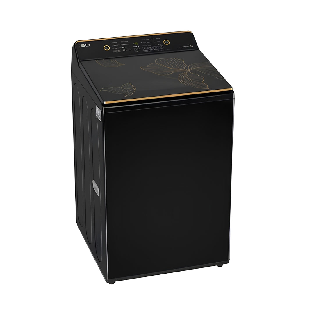 LG T90KMOB1Z Fully Automatic Top Load Washing Machine 9 Kg - Onxy Black_Left View