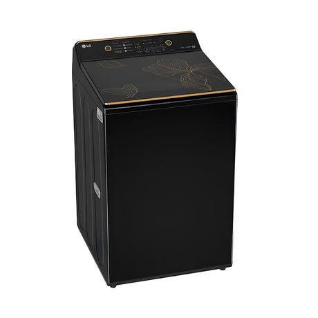 LG T90KMOB1Z Fully Automatic Top Load Washing Machine 9 Kg - Onxy Black_Left View