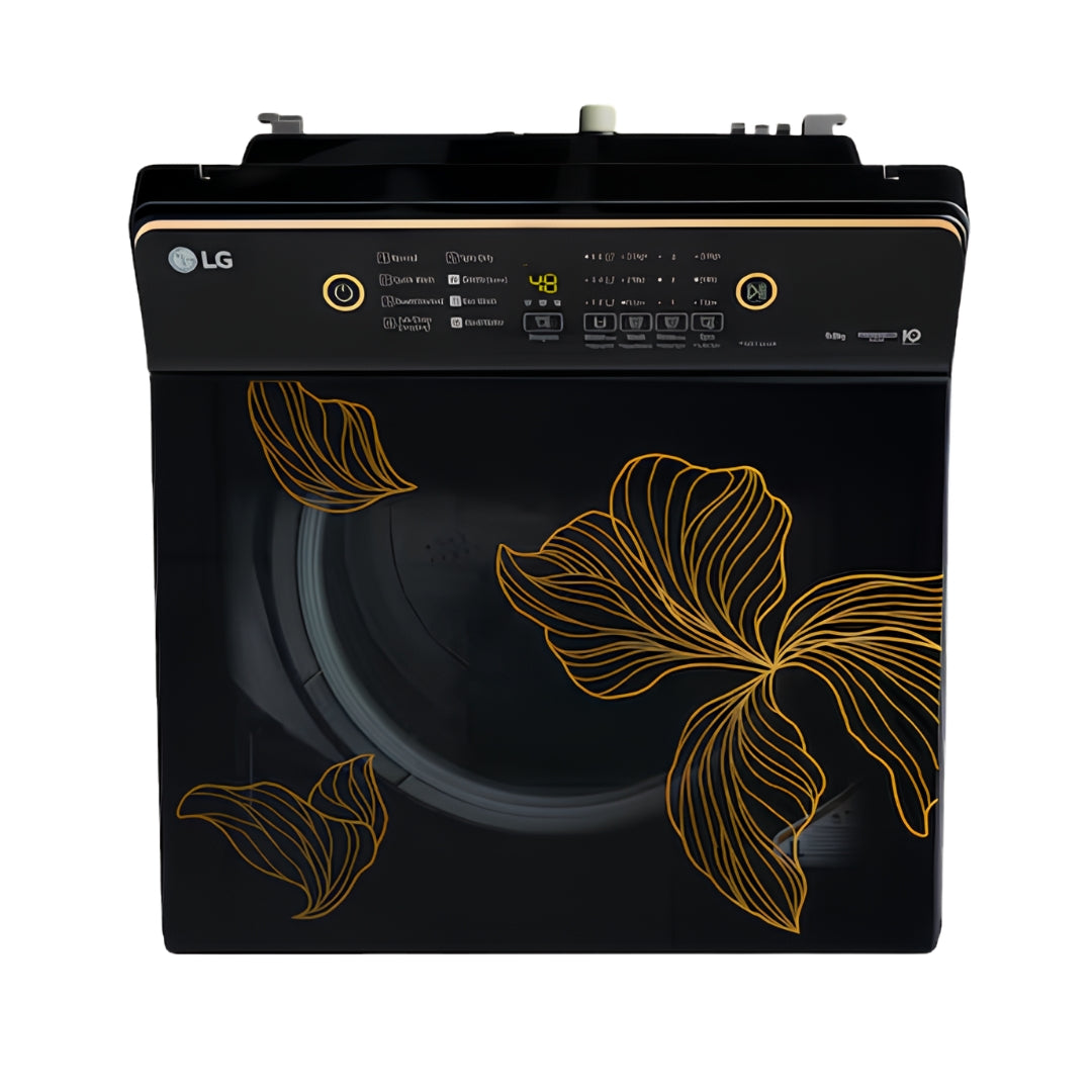 LG T90KMOB1Z Fully Automatic Top Load Washing Machine 9 Kg - Onxy Black_Up View