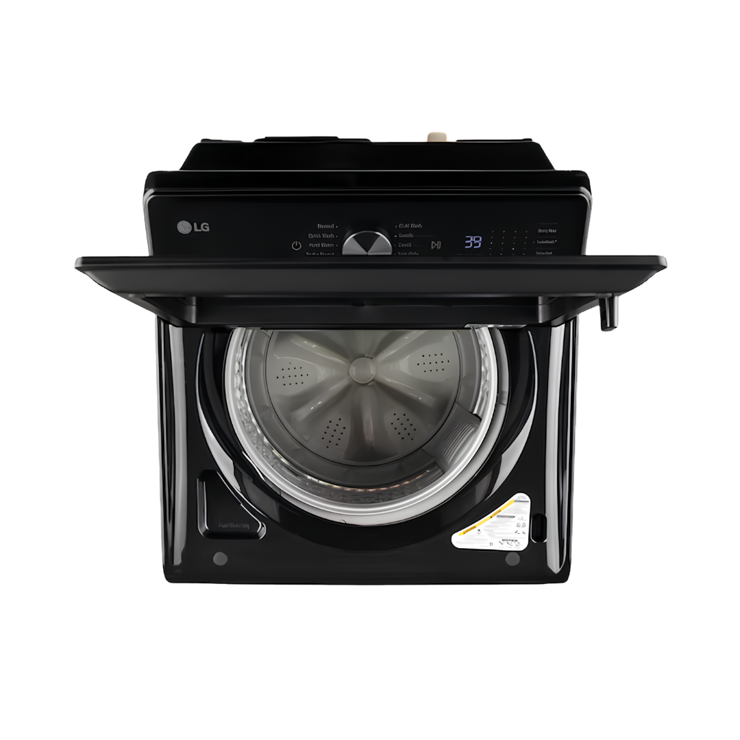 LG TX310NWO Fully Automatic Top Load Washing Machine 10 Kg - Onxy Black_Up Open View