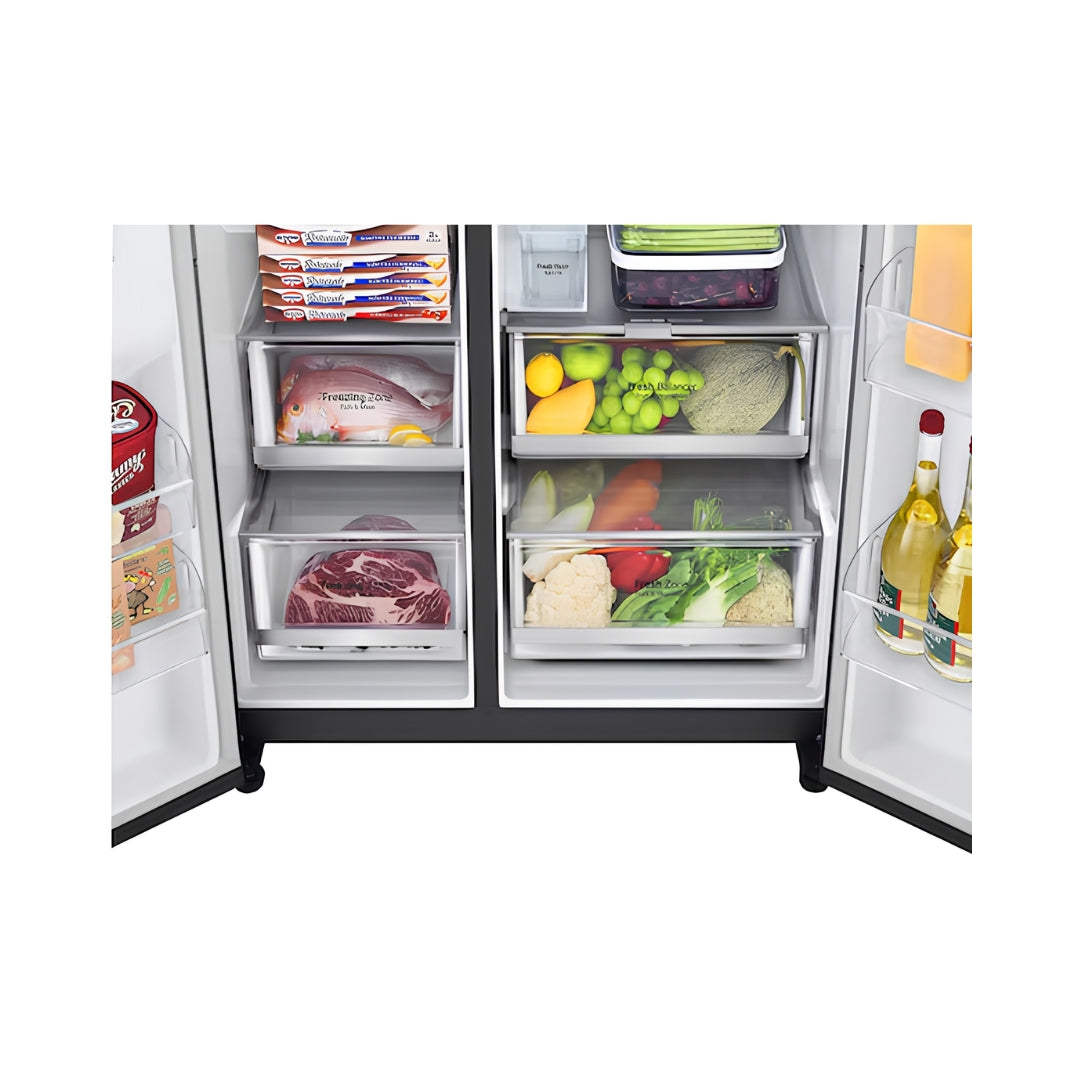 LG X257AMC3 Side by Side Refrigerator 630 L - Matte Black_11