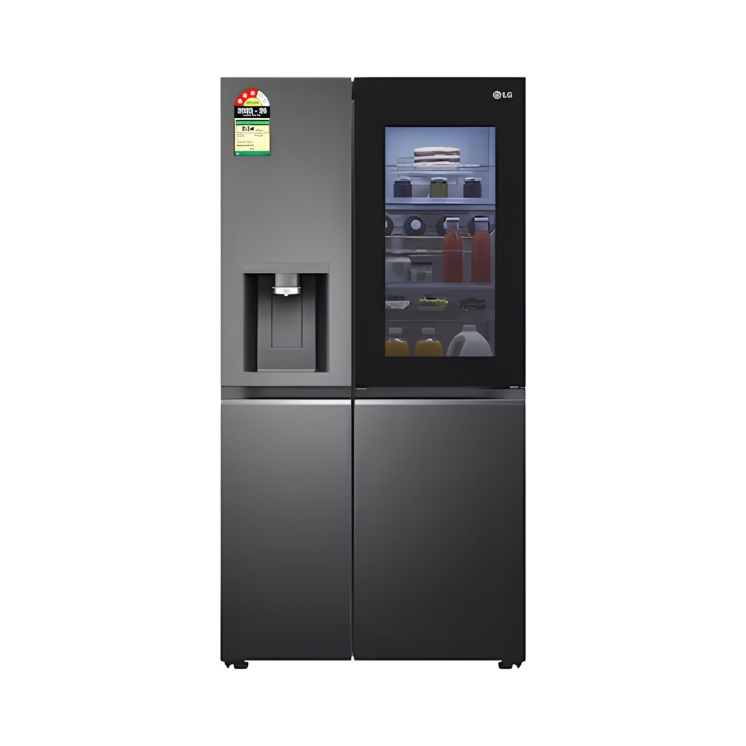 LG X257AMC3 Side by Side Refrigerator 630 L - Matte Black_2