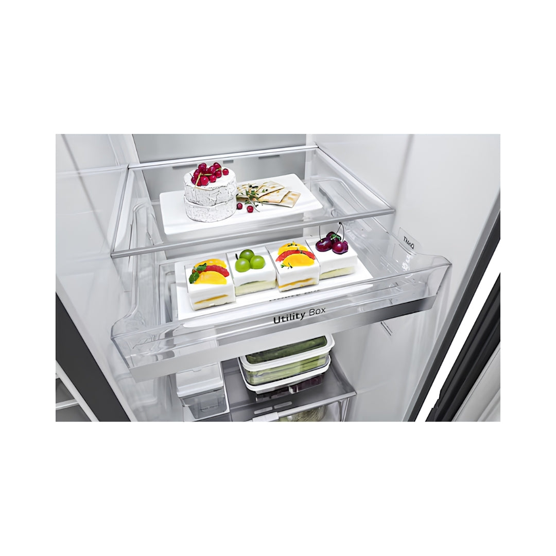 LG X257AMC3 Side by Side Refrigerator 630 L - Matte Black_9