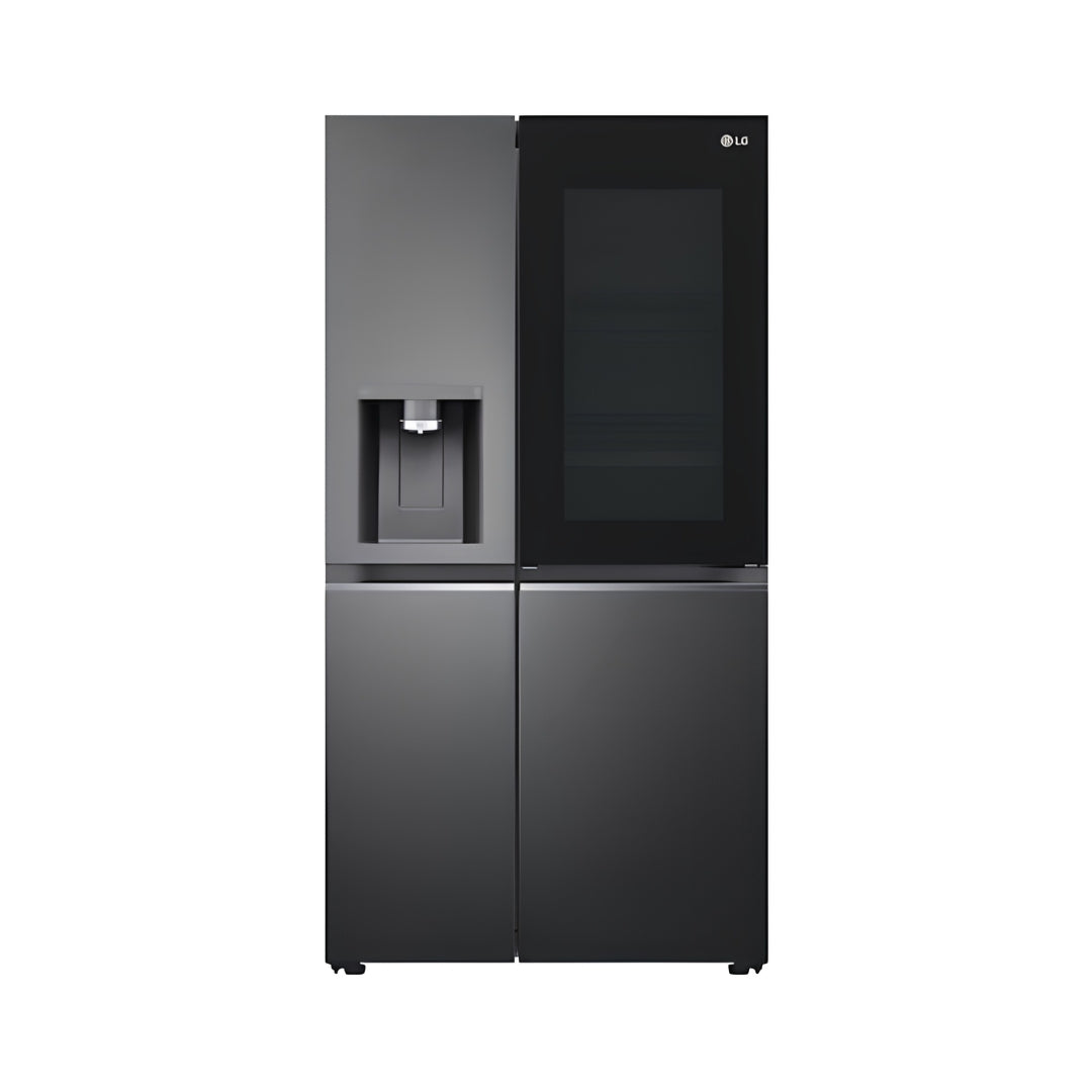 LG X257AMC3 Side by Side Refrigerator 630 L - Matte Black_Front View