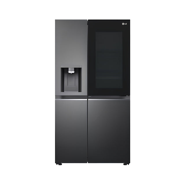 LG X257AMC3 Side by Side Refrigerator 630 L - Matte Black_Front View