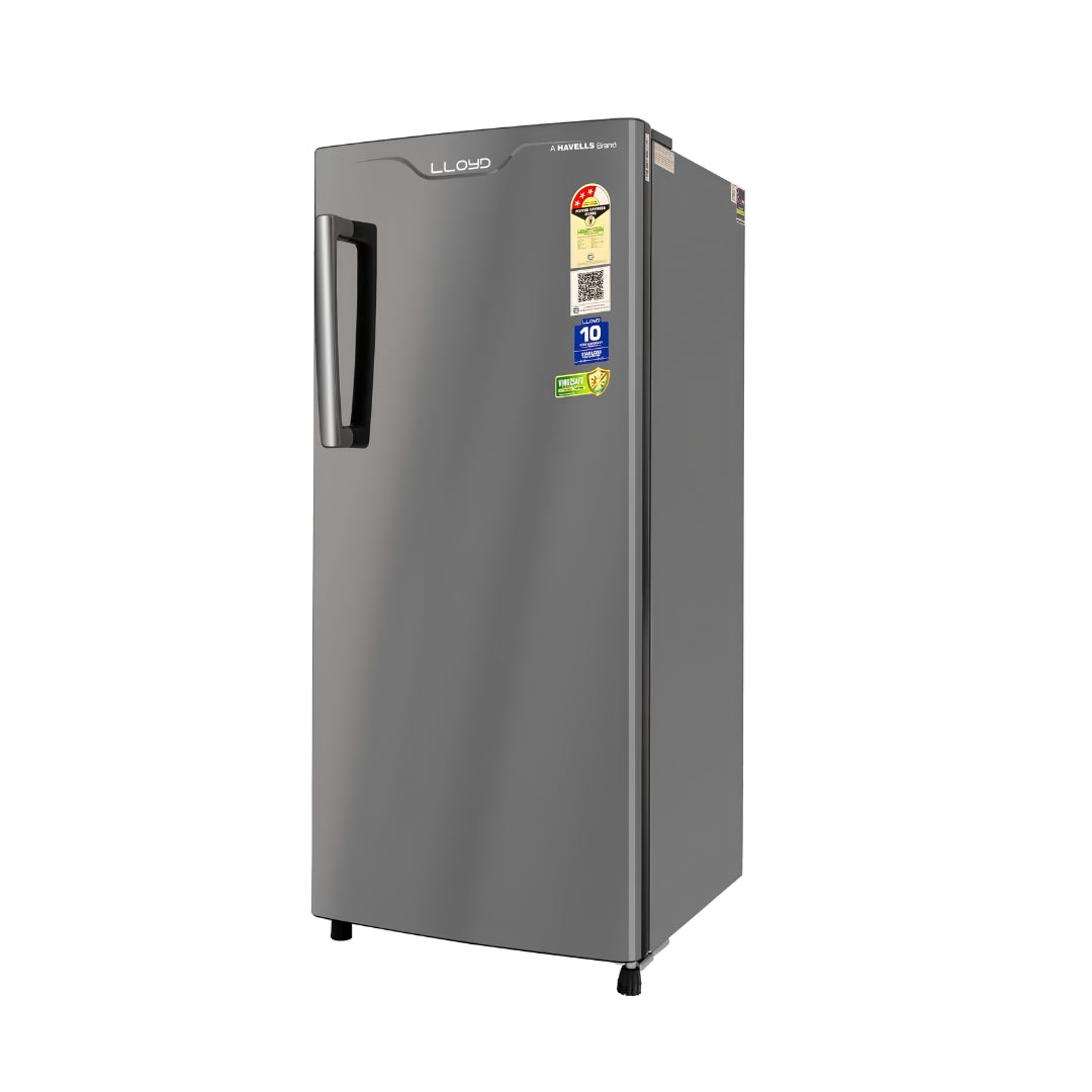 LLOYD GLDC203ST2LC Single Door Refrigerator 188 L - Graphite Inox - Left View - 4