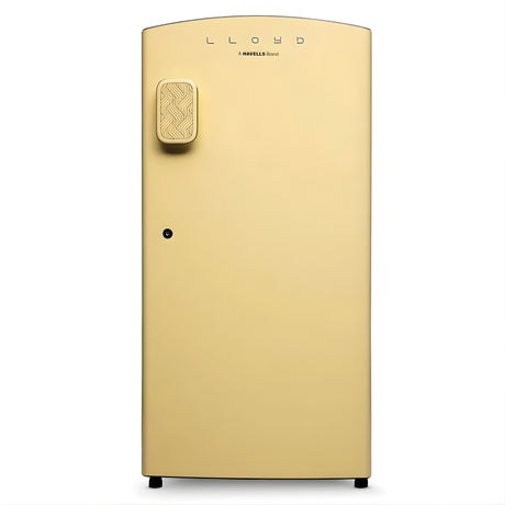 LLOYD GLDF215SPYT4LC 195 L 5 Star Direct Cool Single-Door Refrigerator – Pastel Yellow Finish_1