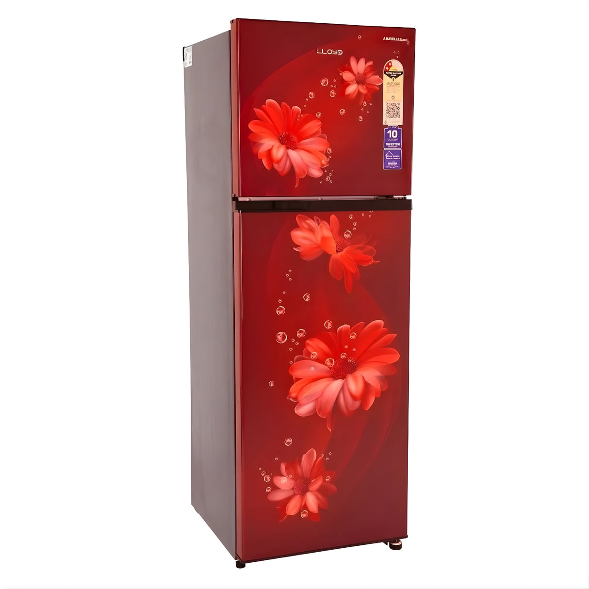 LLOYD  GLFF272ADWT1GC  2 Star 240 L Frost‑Free Double Door Refrigerator – Daisy Wine_4