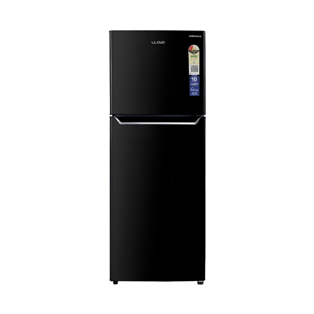 LLOYD GLFF342AC1GC Double Door Refrigerator 310 L - Metallic Black_Front View