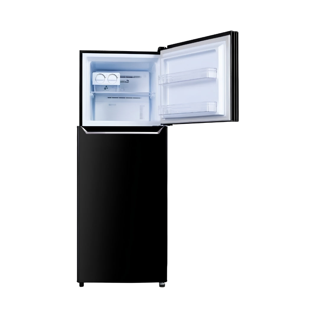 LLOYD GLFF342AC1GC Double Door Refrigerator 310 L - Metallic Black_Top Inside View
