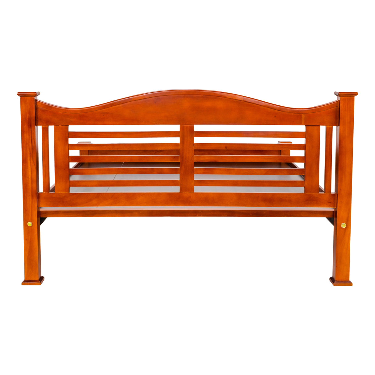 Lapaz Pro Luxury Wooden Bed King Size - Teak Finish