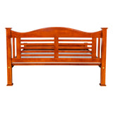 Lapaz Pro Luxury Wooden Bed King Size - Teak Finish
