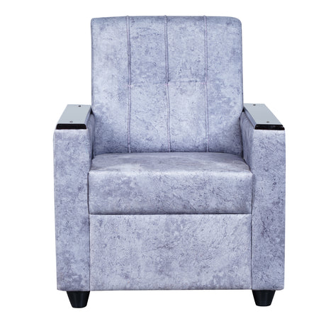 Likasi Fabric Sofa Set (3+1+1-Seater) - Light Grey