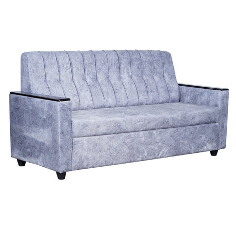 Likasi Fabric Sofa 3 Seater - Light Grey