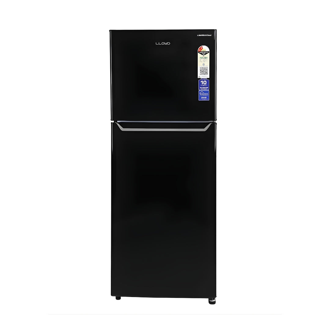 LloydGLFF312AMBC1GC280L2-StarFrost-FreeConvertibleDoubleDoorRefrigerator_MetallicBlack_FrontView