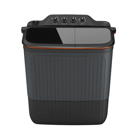 LloydSemiAutomaticTopLoadWashingMachineGLWS805EXAVG8kg-BlackandGray_FrontView