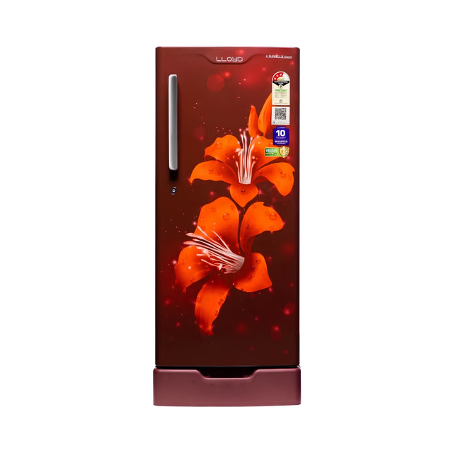 Lloyd GLDC203SS2LC Single Door Refrigerator 188 L – Lilly Wine_Front view