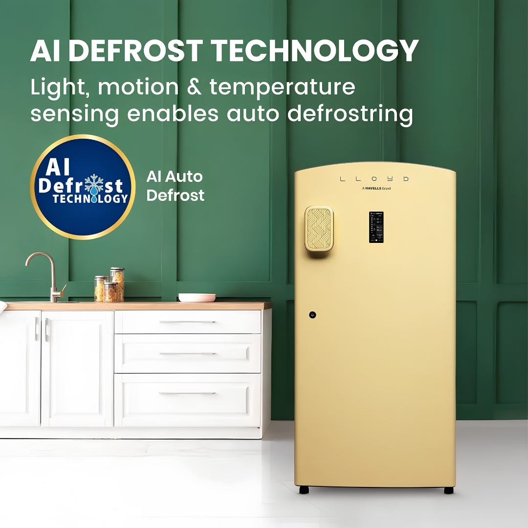 Lloyd GLDF244SA4LC Single Door Refrigerator 216 L - Pastel Yellow_8
